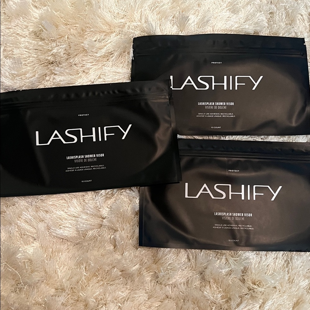 Set of 3 Lashify Lashisplash Shower Visor AND 2 Wandoms